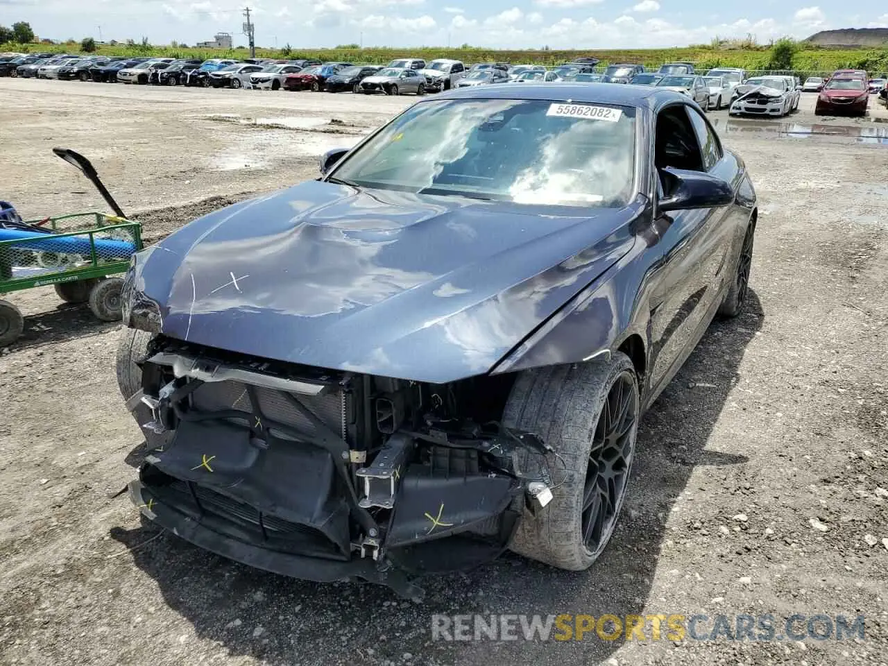 2 Photograph of a damaged car WBS4Z9C52KEJ63539 BMW M4 2019