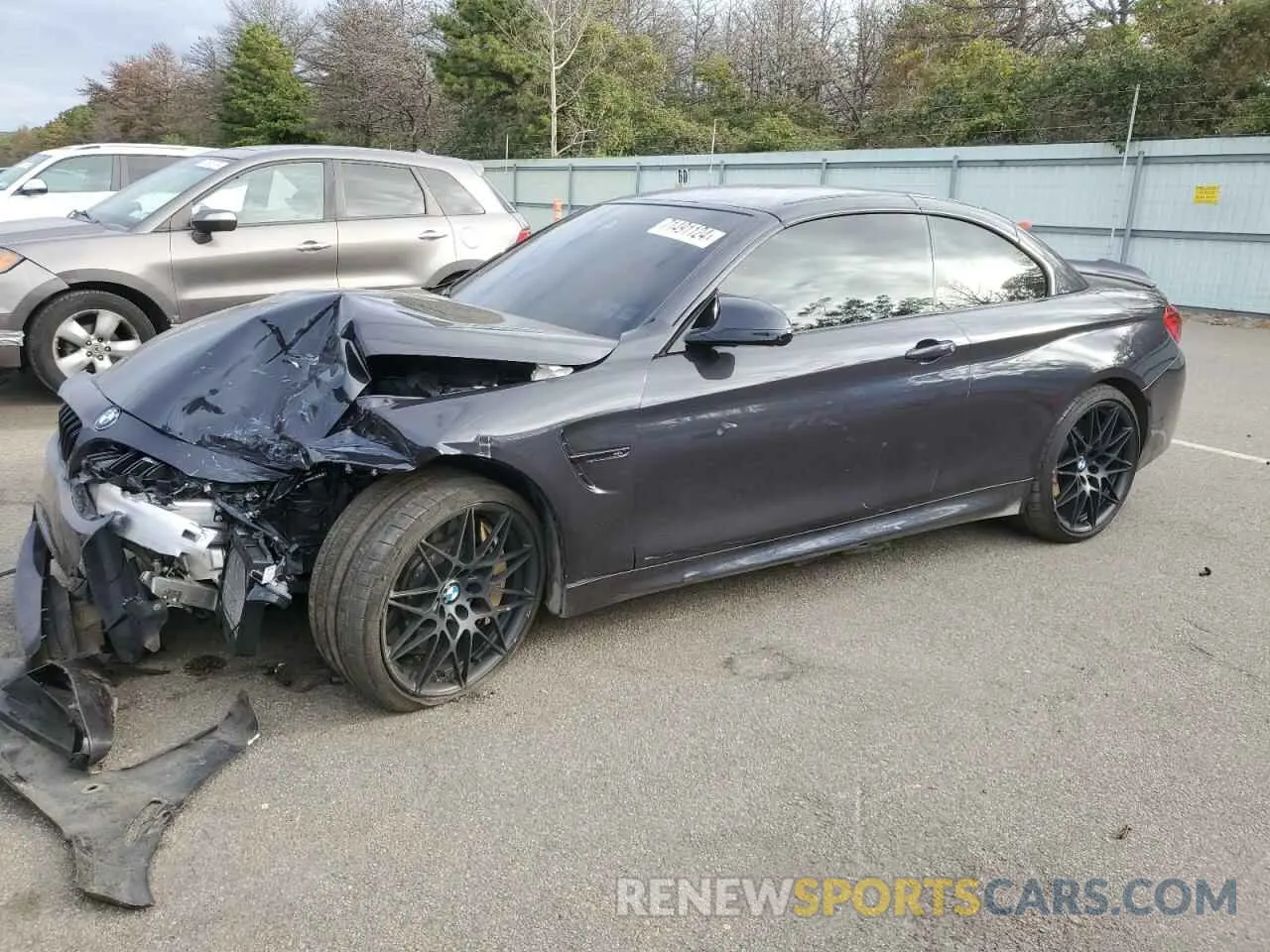 1 Photograph of a damaged car WBS4Z9C54KEJ63588 BMW M4 2019