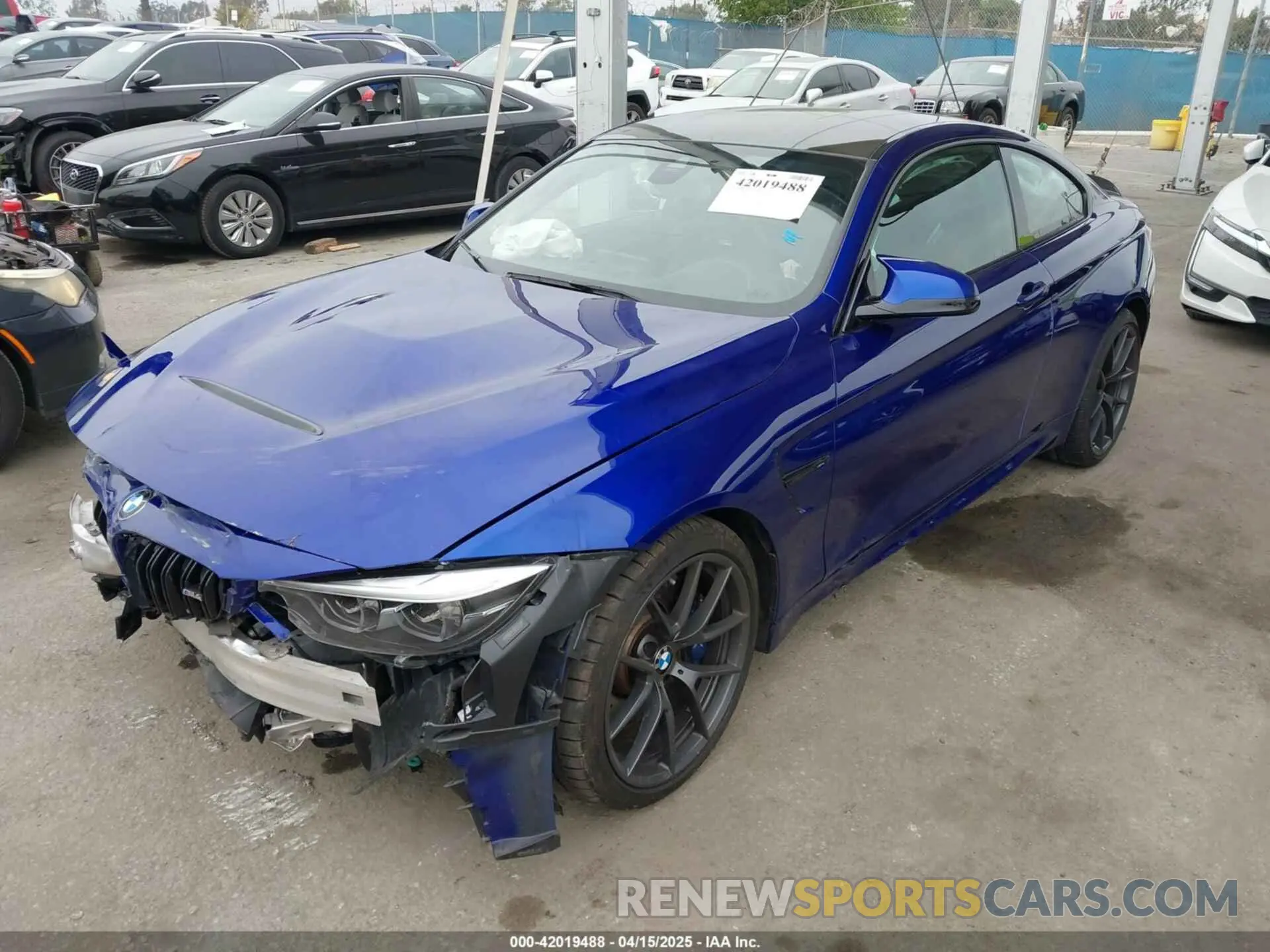 2 Photograph of a damaged car WBS3S7C02LAH85093 BMW M4 2020