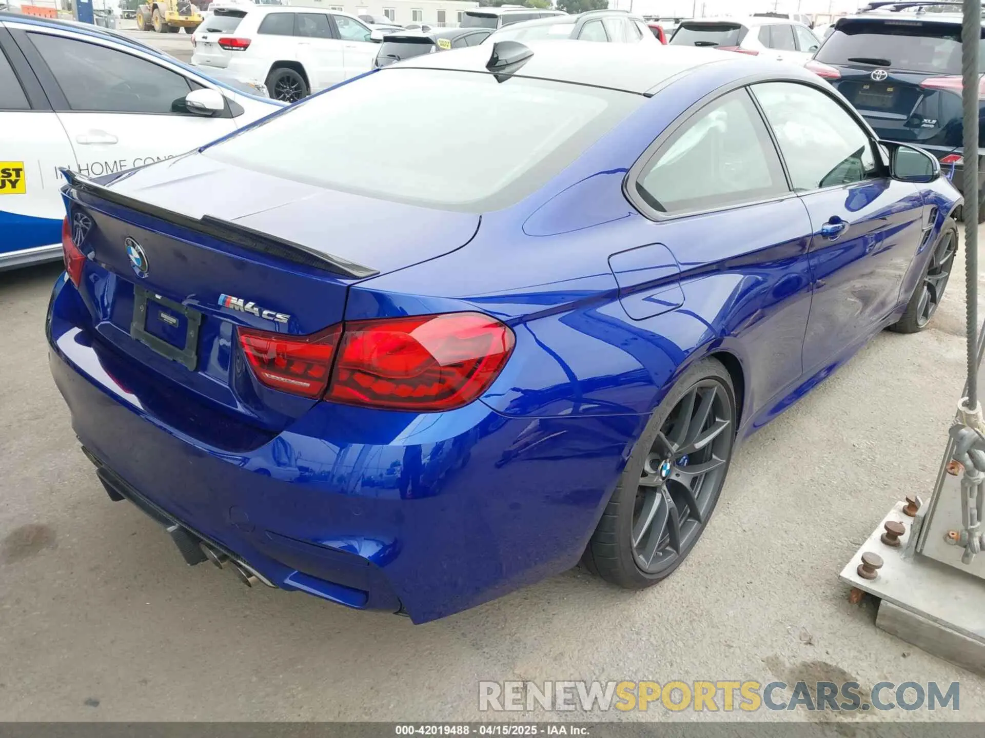 4 Photograph of a damaged car WBS3S7C02LAH85093 BMW M4 2020