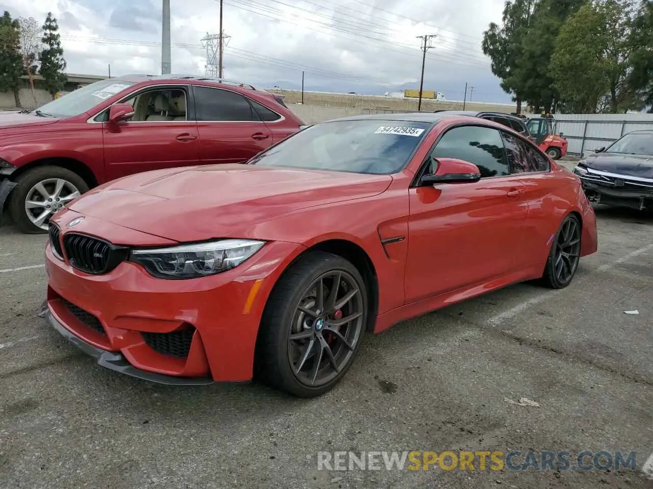 1 Photograph of a damaged car WBS3S7C08LFH14628 BMW M4 2020