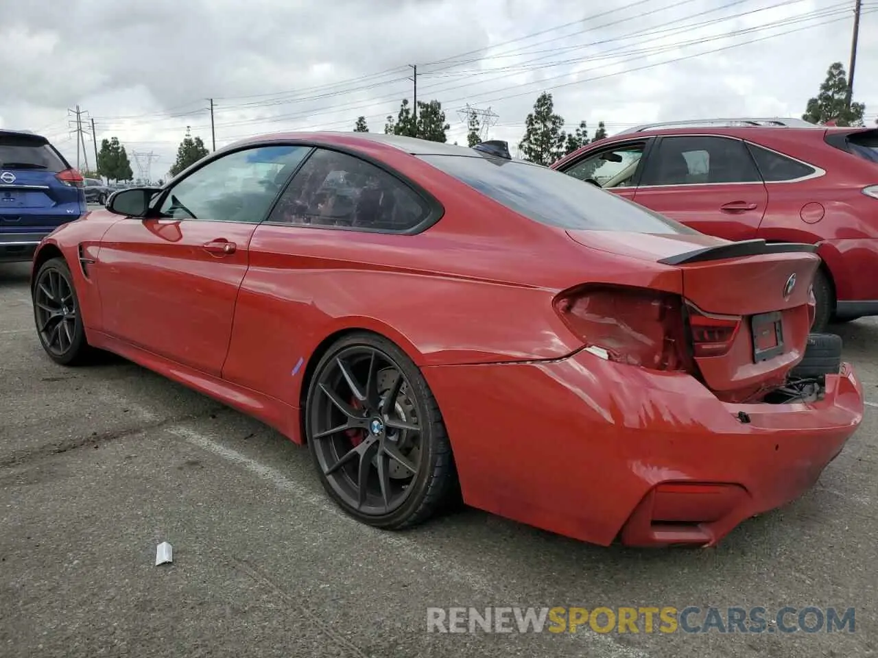 2 Photograph of a damaged car WBS3S7C08LFH14628 BMW M4 2020