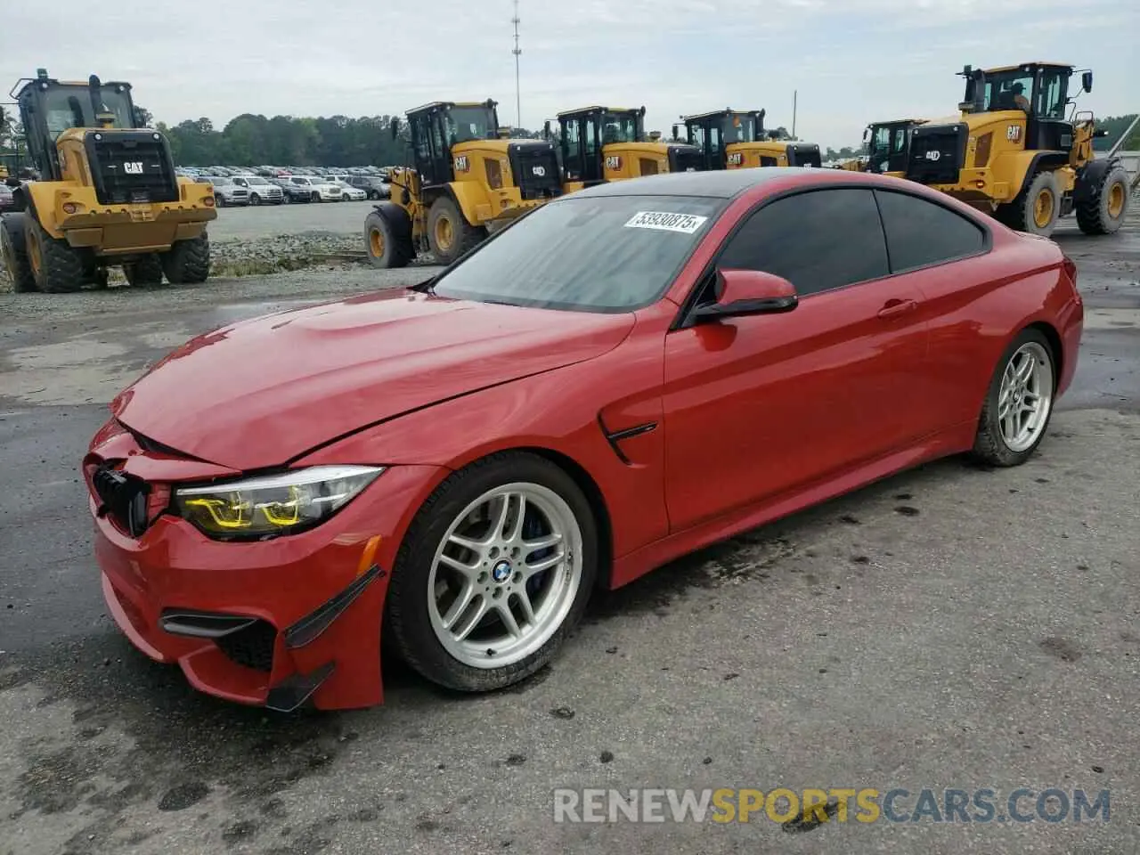 1 Photograph of a damaged car WBS4Y9C00LFH39876 BMW M4 2020