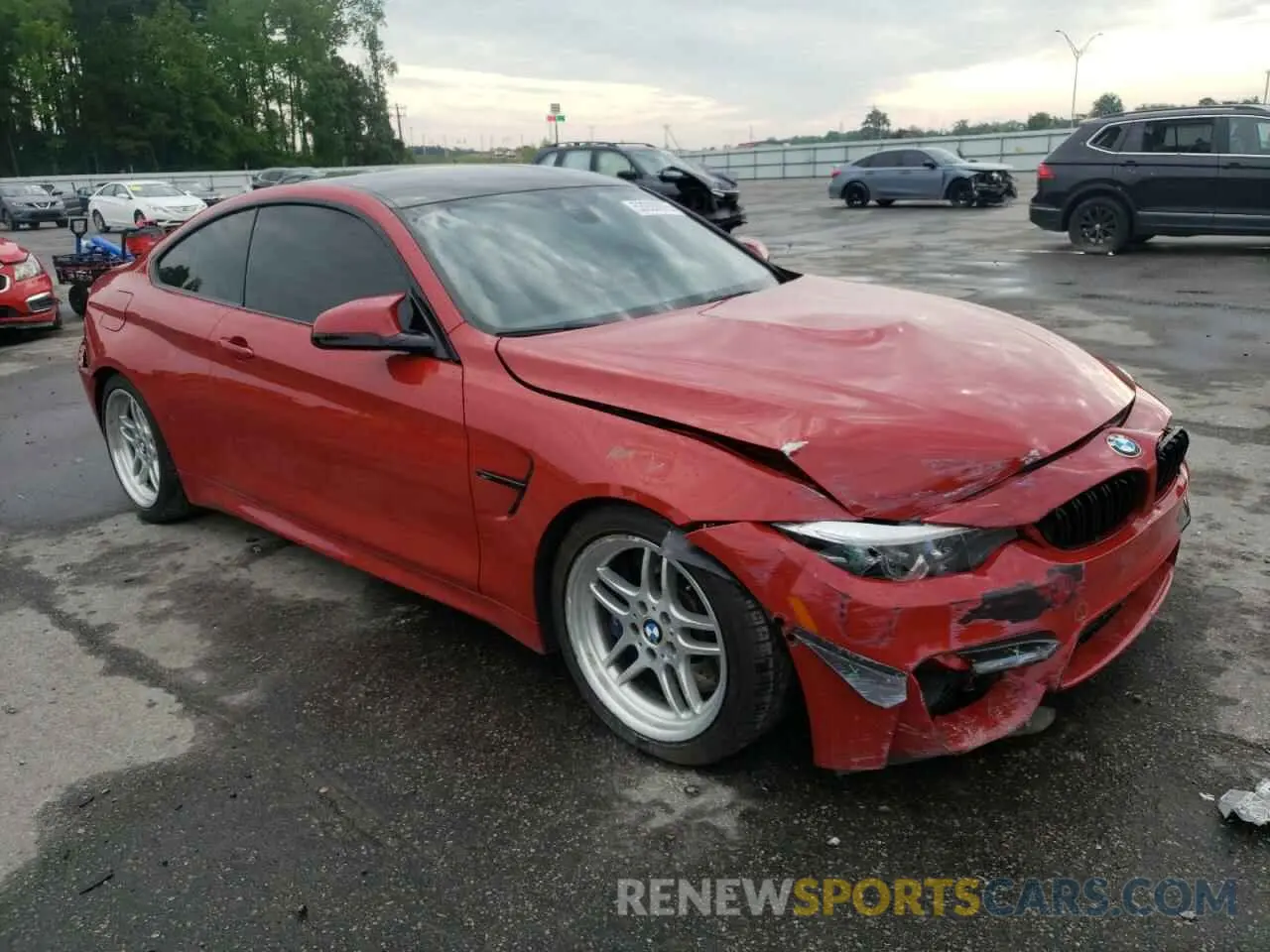 4 Photograph of a damaged car WBS4Y9C00LFH39876 BMW M4 2020