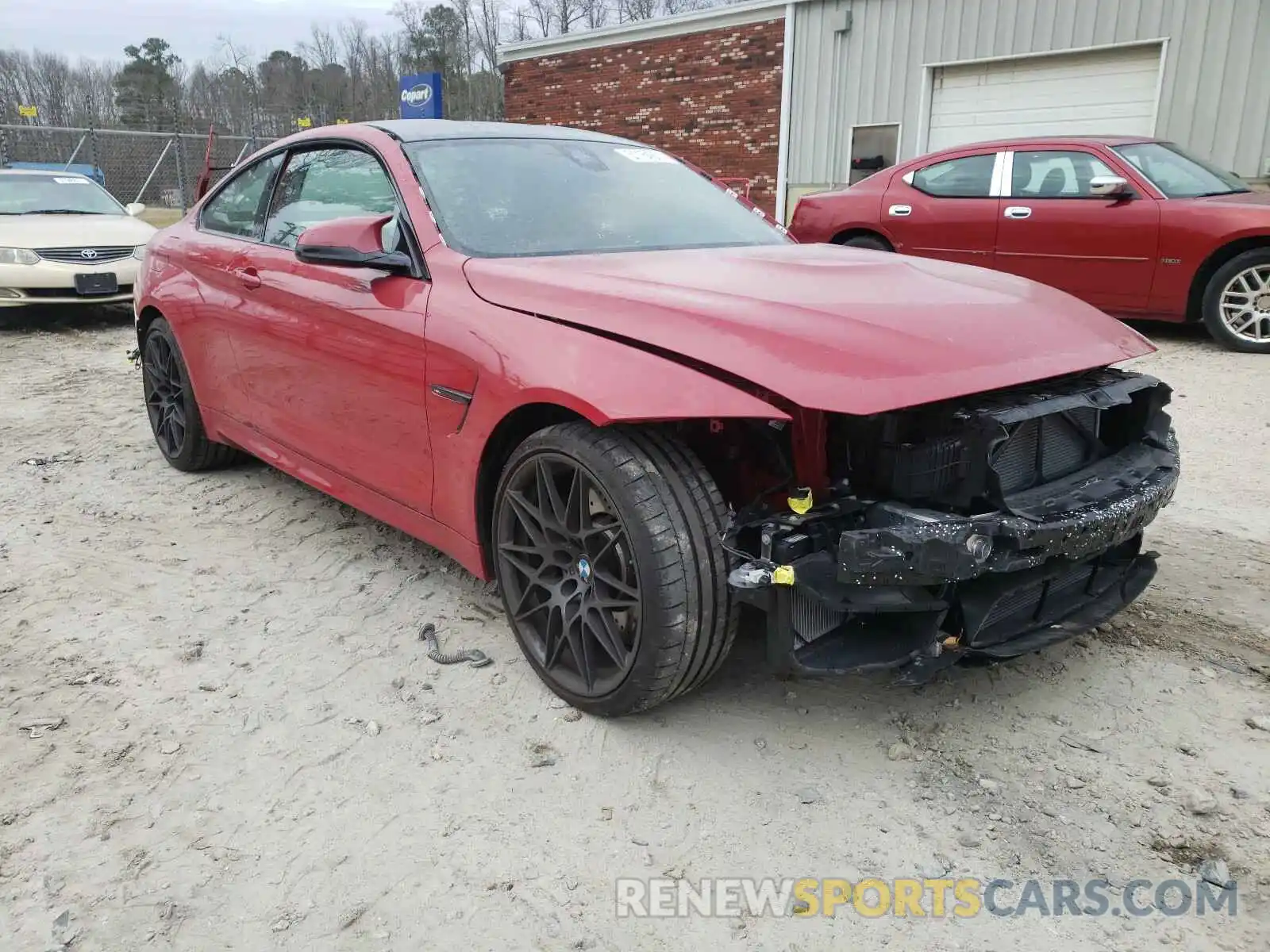 1 Photograph of a damaged car WBS4Y9C02LFJ58067 BMW M4 2020