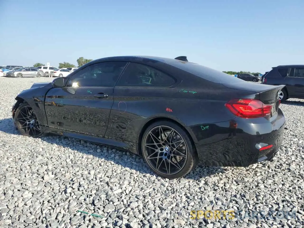 2 Photograph of a damaged car WBS4Y9C04LFH80897 BMW M4 2020
