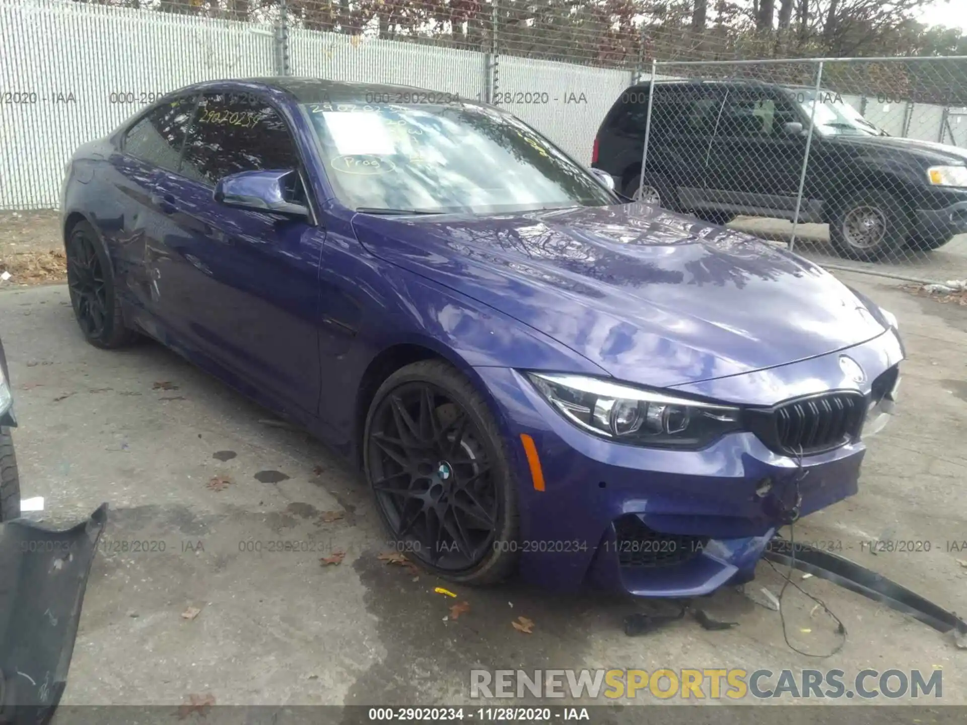 1 Photograph of a damaged car WBS4Y9C05LFJ64932 BMW M4 2020