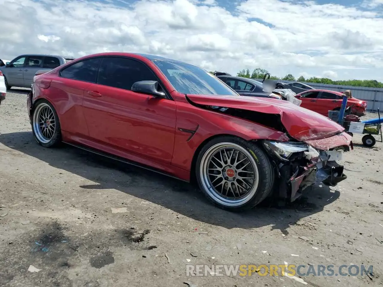 4 Photograph of a damaged car WBS4Y9C05LFJ77020 BMW M4 2020