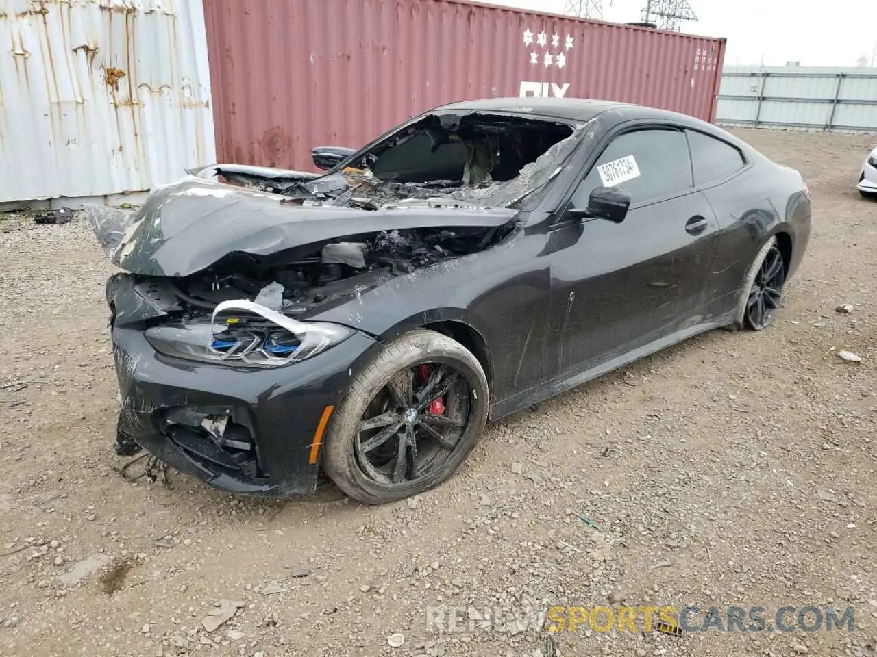 1 Photograph of a damaged car WBA13AR06MCF66804 BMW M4 2021
