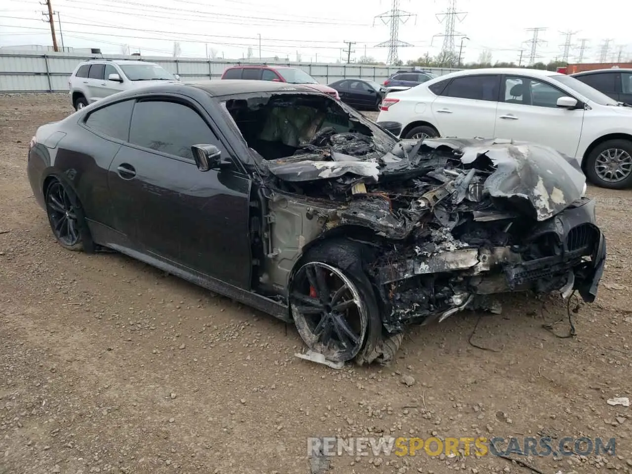 4 Photograph of a damaged car WBA13AR06MCF66804 BMW M4 2021