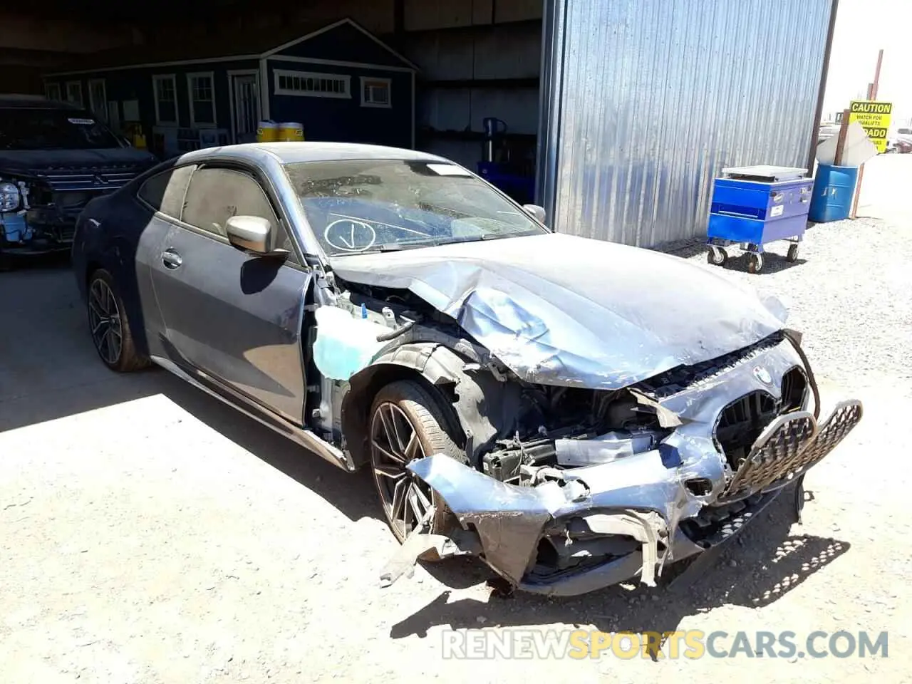 1 Photograph of a damaged car WBA13AR06MCF74689 BMW M4 2021