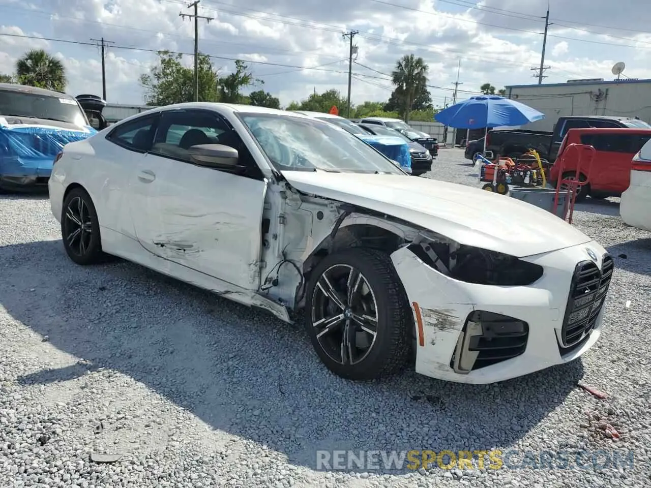 4 Photograph of a damaged car WBA13AR07MCF81943 BMW M4 2021