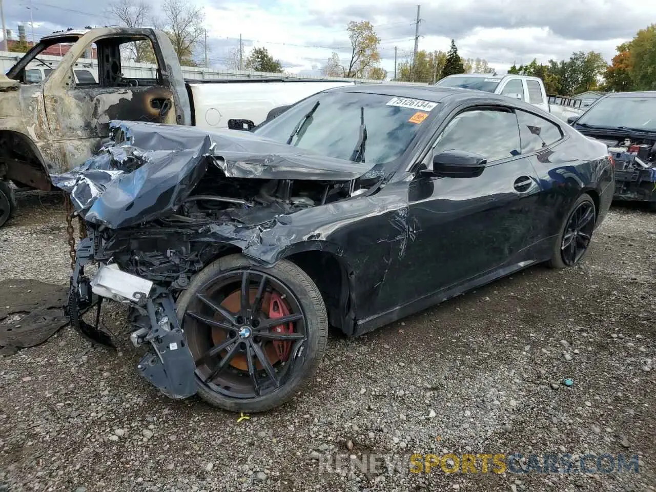 1 Photograph of a damaged car WBA13AR0XMCF92788 BMW M4 2021