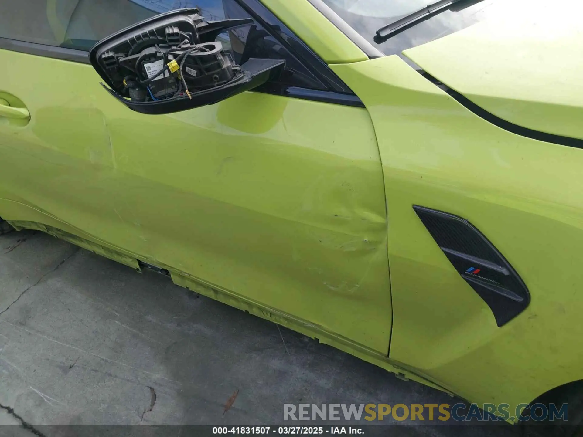 20 Photograph of a damaged car WBS33AZ00MCH53976 BMW M4 2021