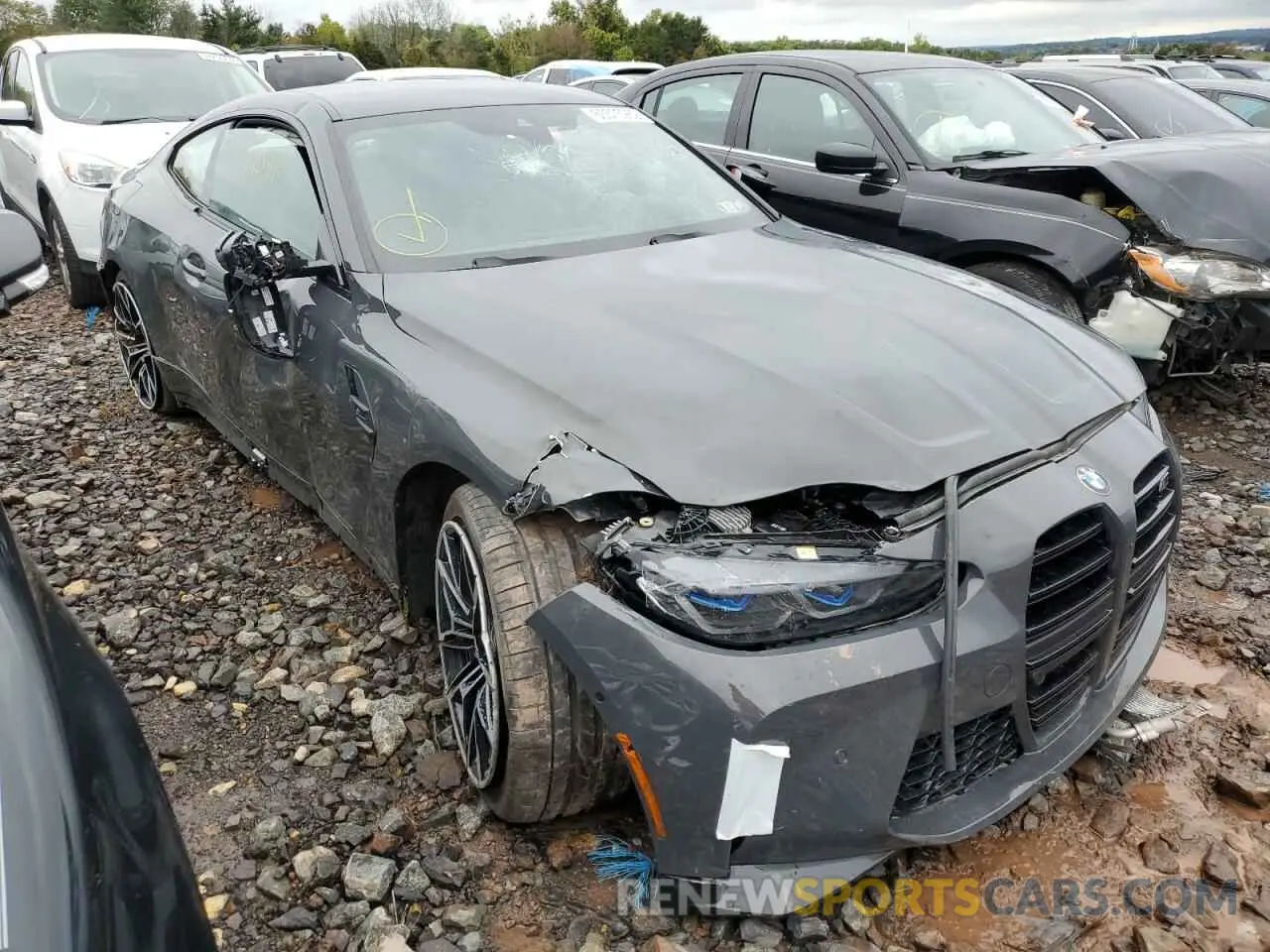 1 Photograph of a damaged car WBS33AZ01MCH03670 BMW M4 2021