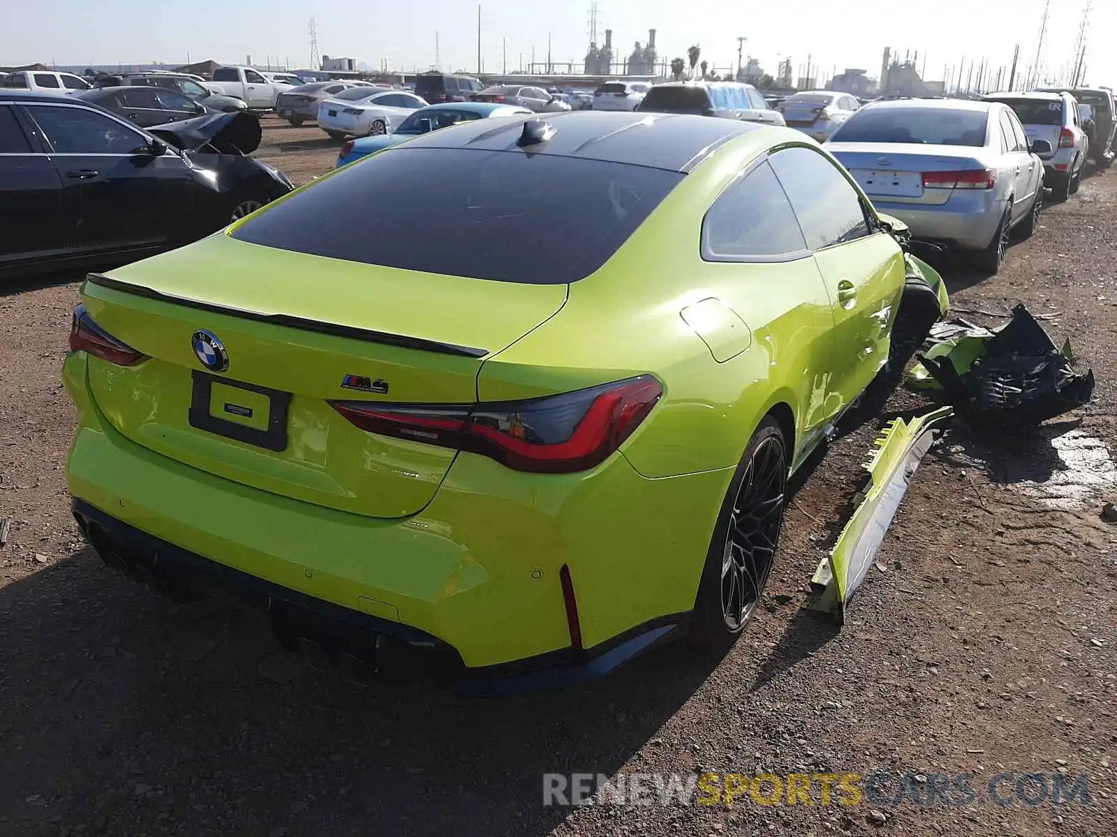 4 Photograph of a damaged car WBS33AZ03MCG63771 BMW M4 2021