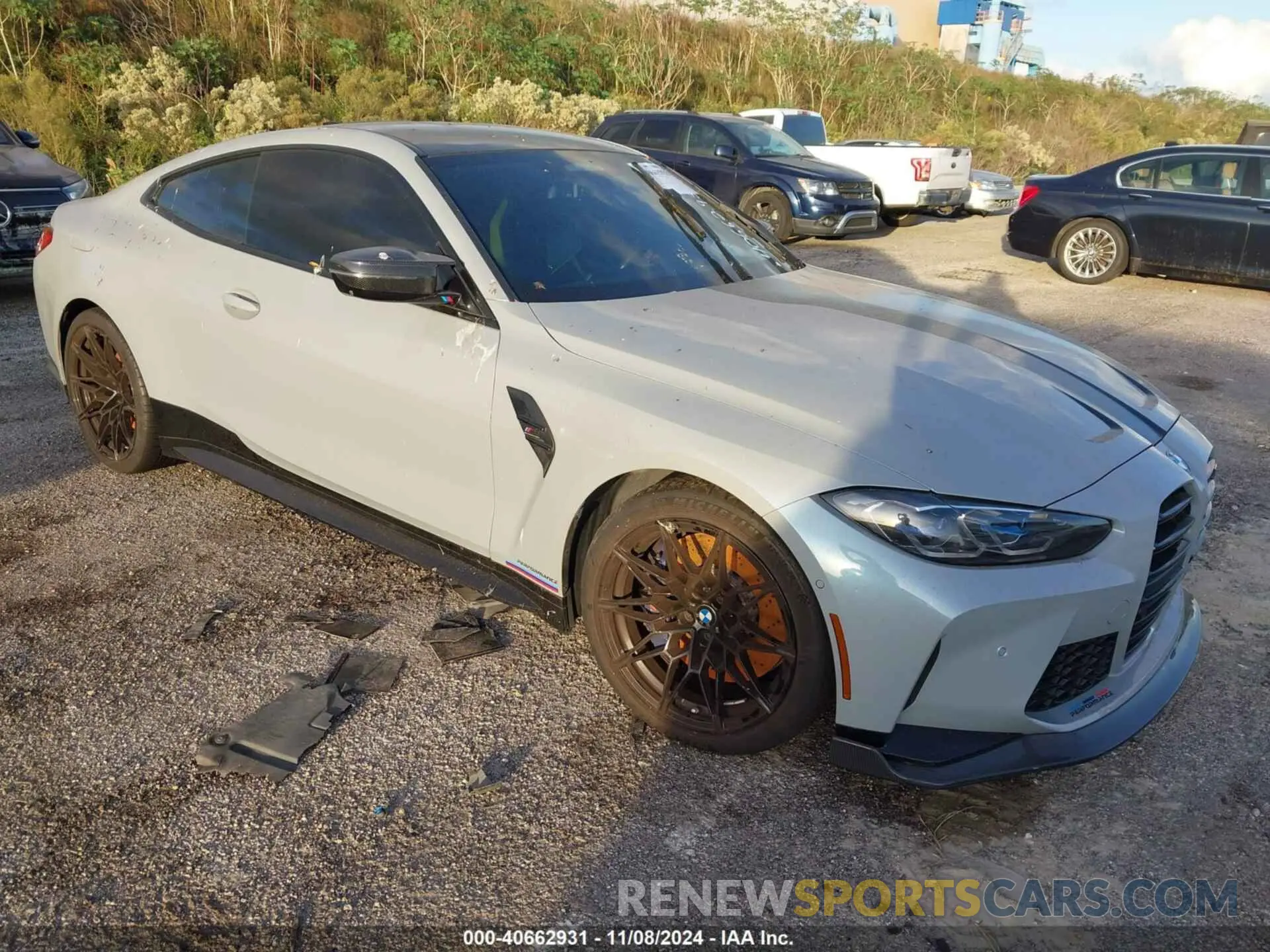 1 Photograph of a damaged car WBS33AZ05MCH20939 BMW M4 2021