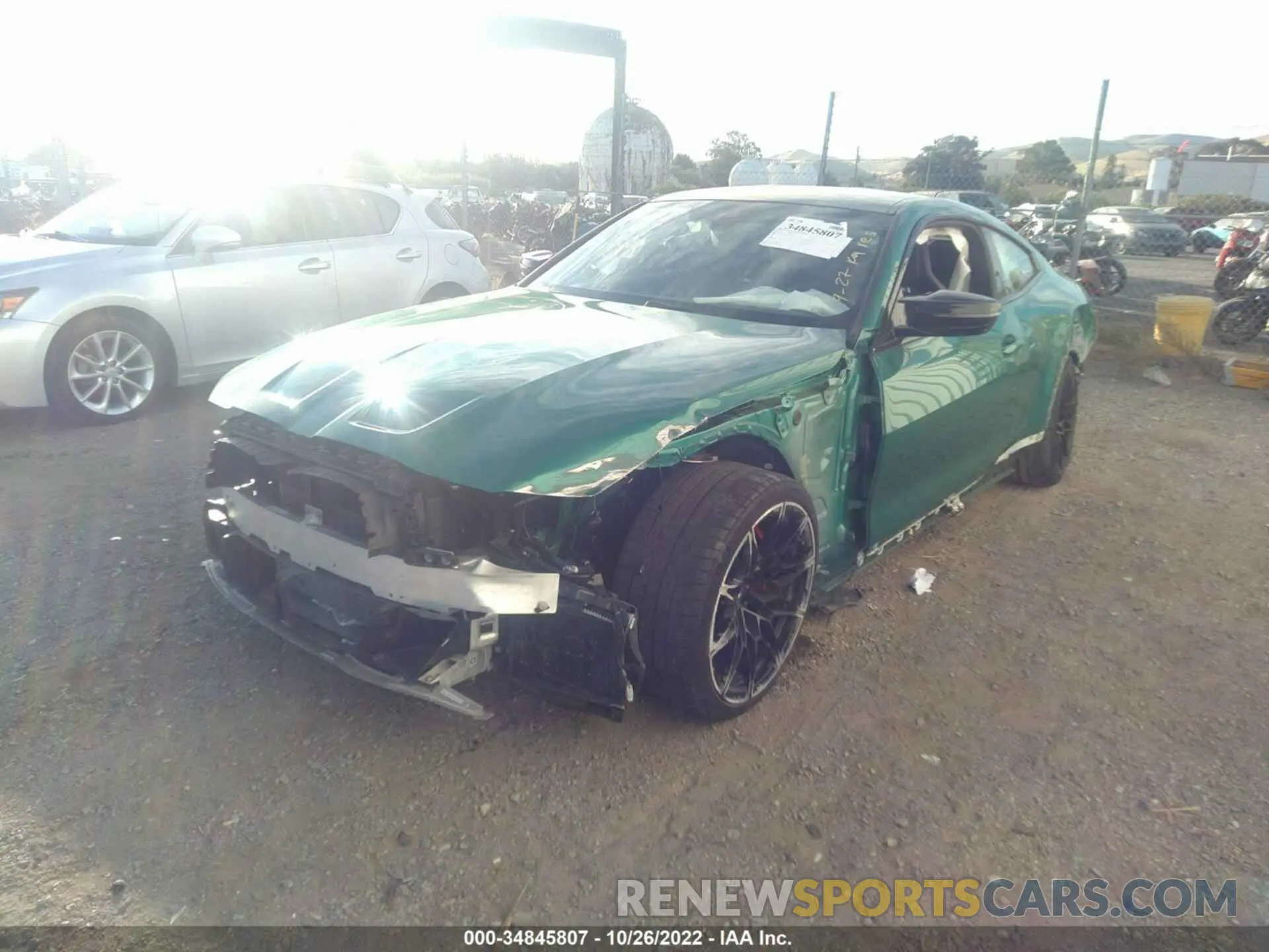 2 Photograph of a damaged car WBS33AZ08MCG58873 BMW M4 2021