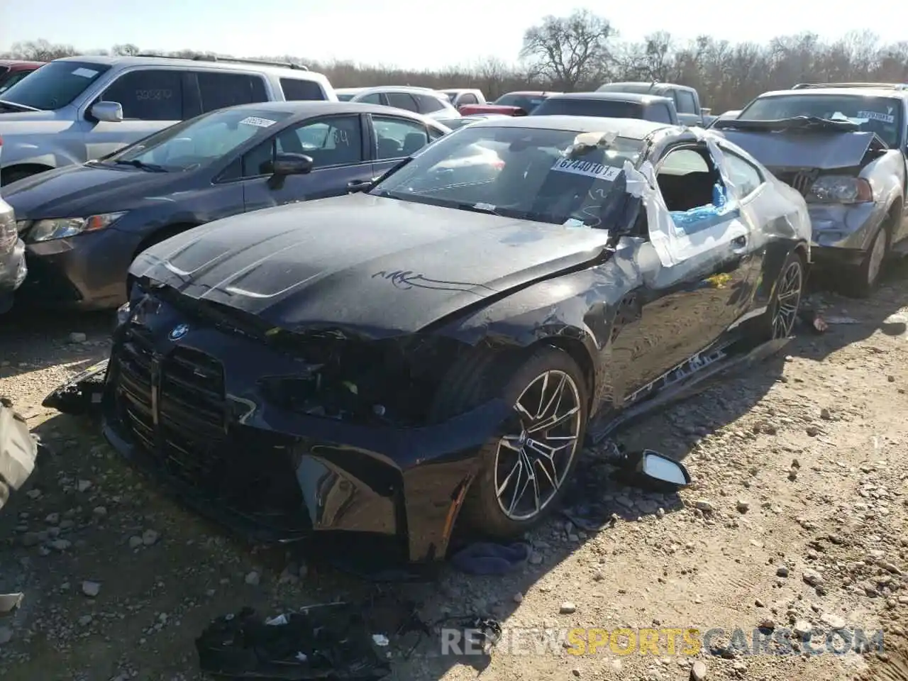 2 Photograph of a damaged car WBS33AZ09MCG68537 BMW M4 2021