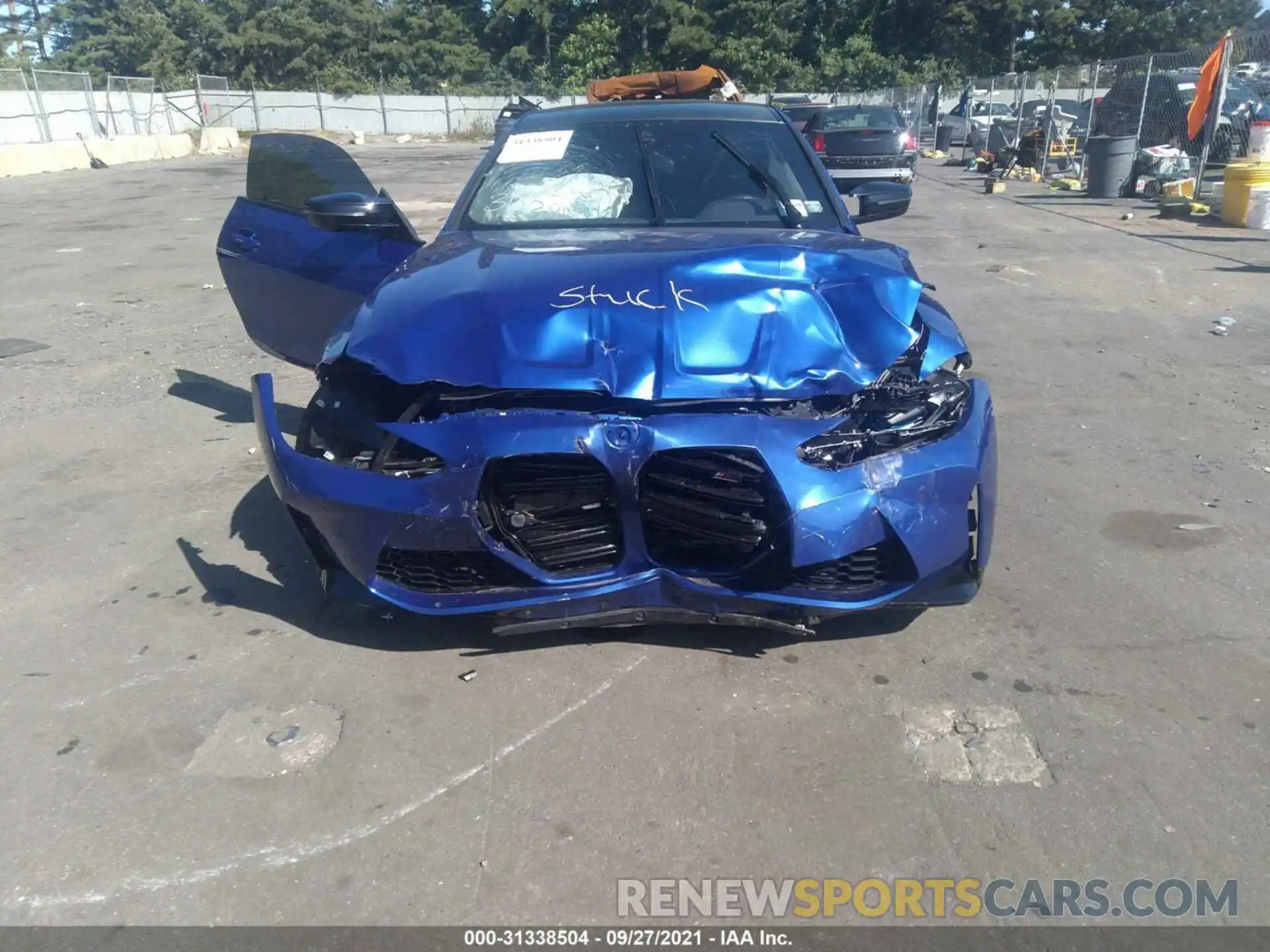 6 Photograph of a damaged car WBS33AZ0XMCG38432 BMW M4 2021