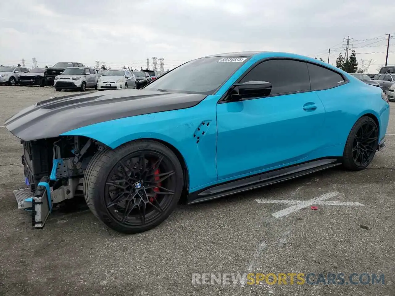1 Photograph of a damaged car WBS53AZ0XMCG52209 BMW M4 2021