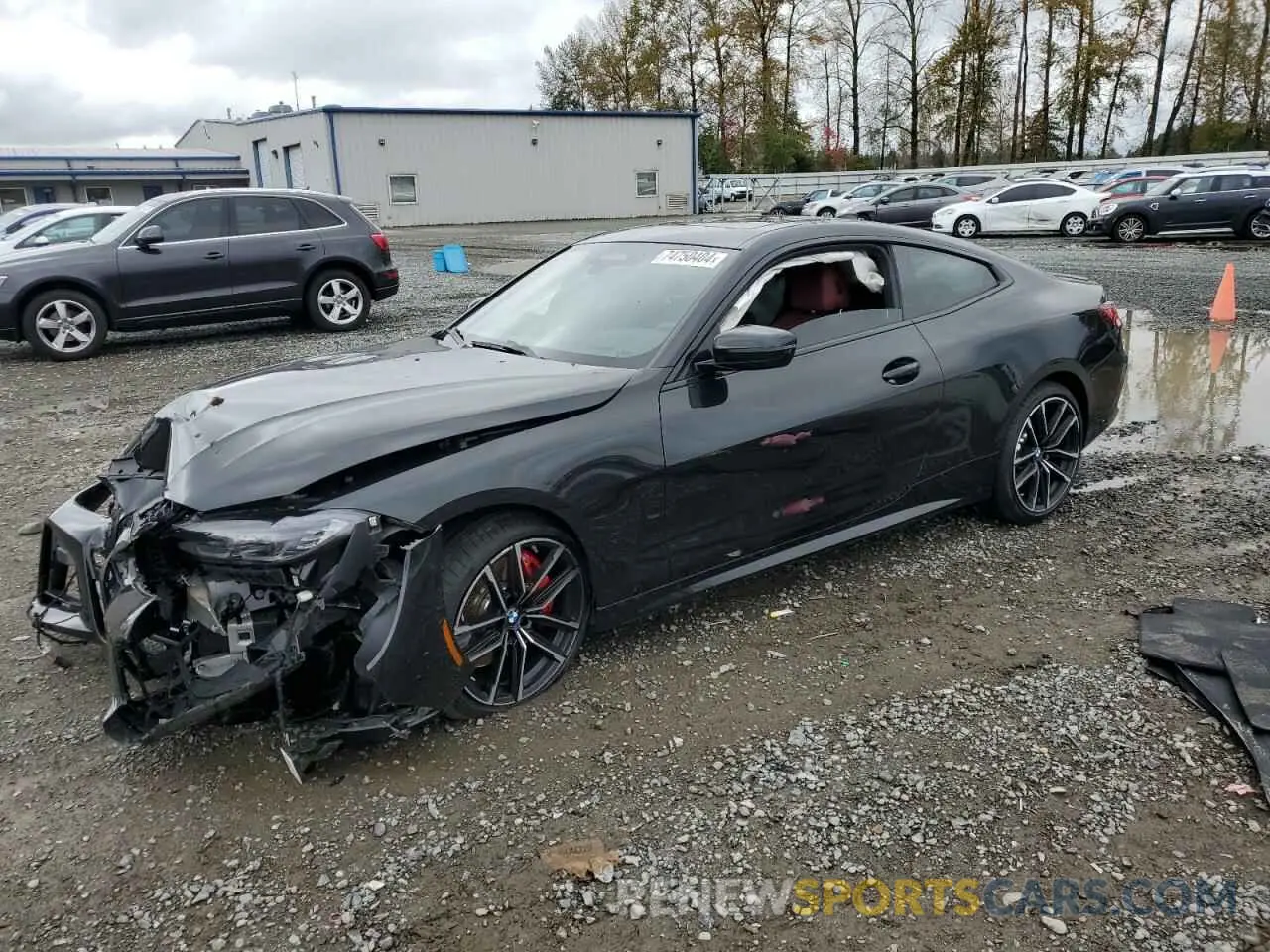 1 Photograph of a damaged car WBA13AR08NCK24009 BMW M4 2022