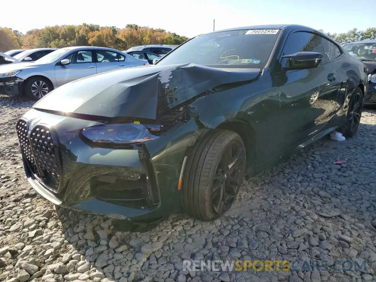2 Photograph of a damaged car WBA83AP01NCJ22732 BMW M4 2022