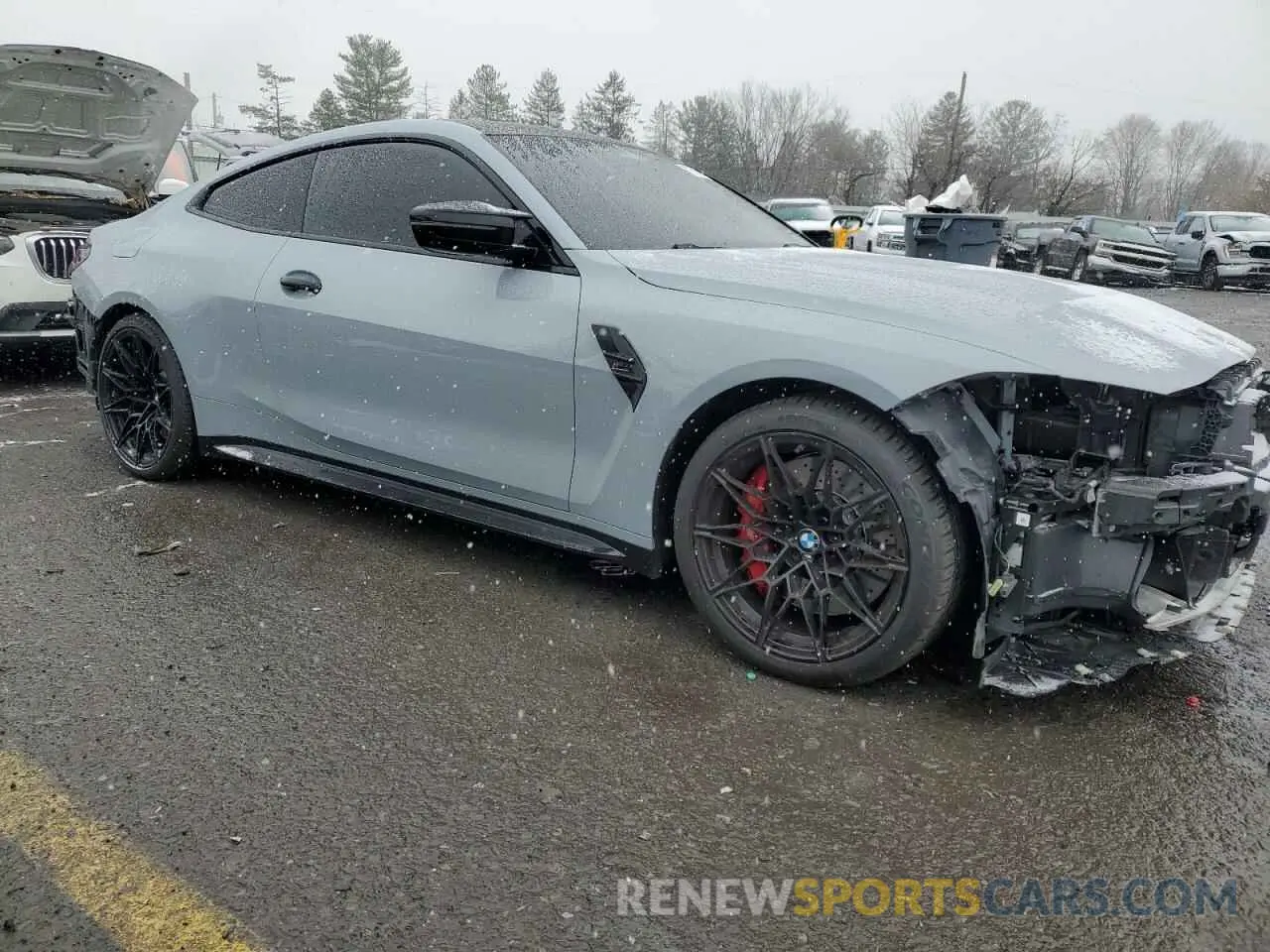 4 Photograph of a damaged car WBS33AZ09NCK07191 BMW M4 2022