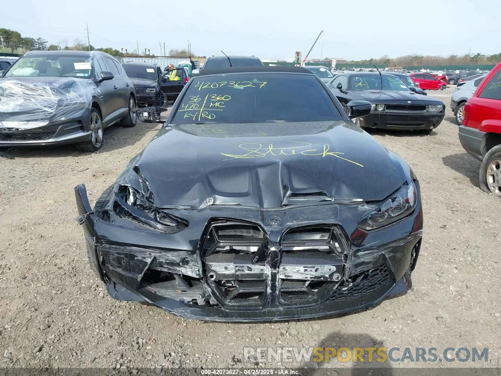 6 Photograph of a damaged car WBS33BA03NCH99871 BMW M4 2022