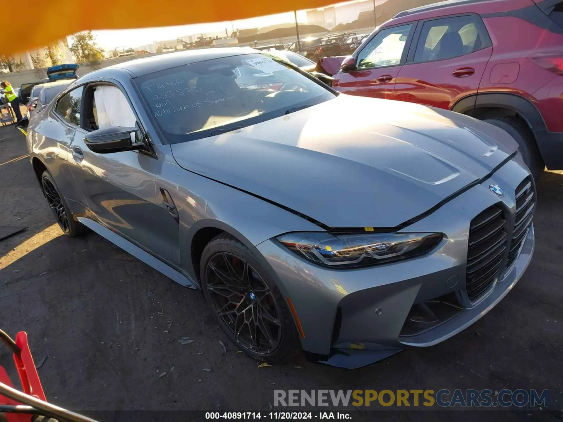 1 Photograph of a damaged car WBS43AZ01NCJ52465 BMW M4 2022