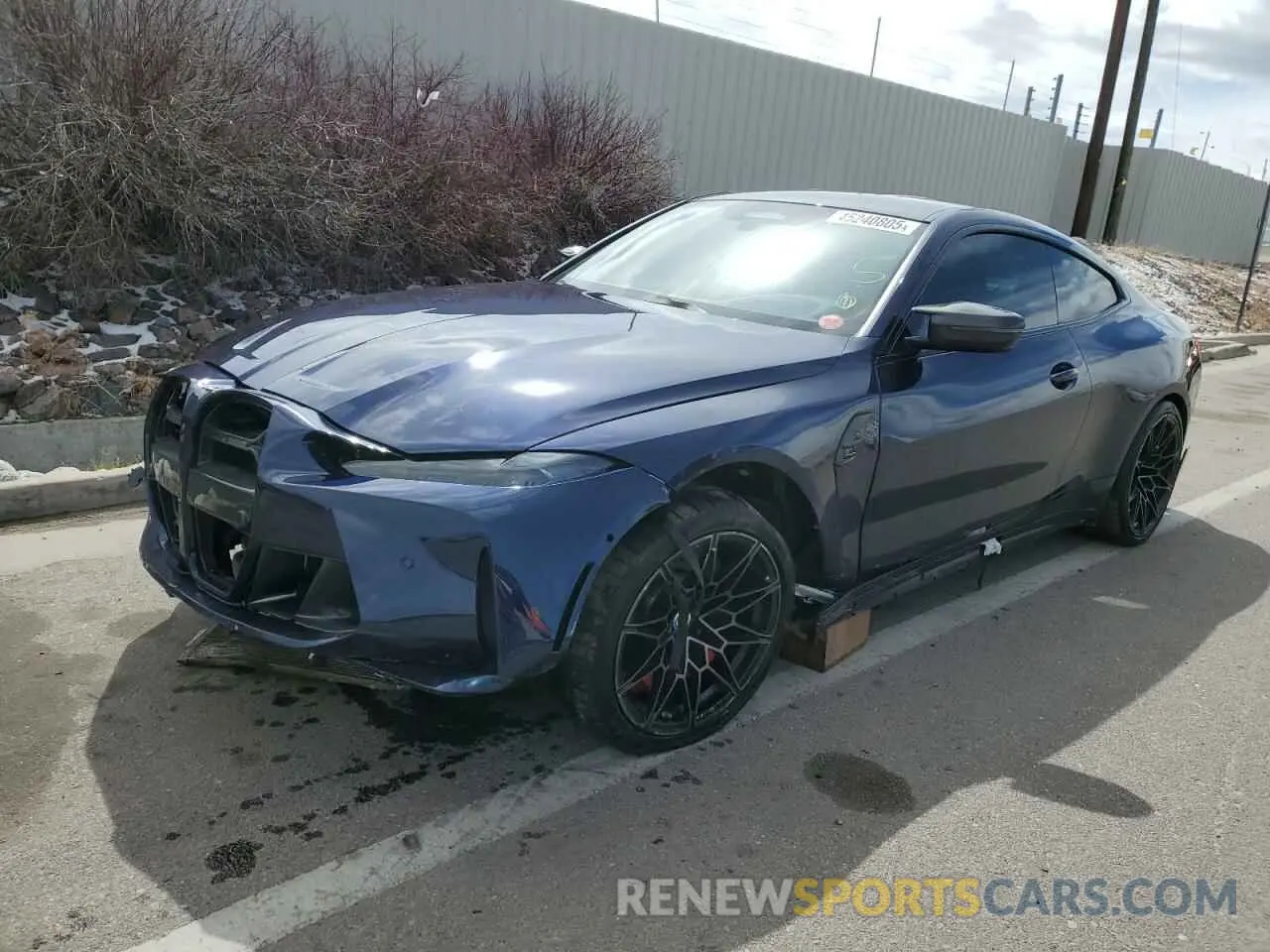 1 Photograph of a damaged car WBS43AZ01NCK91432 BMW M4 2022