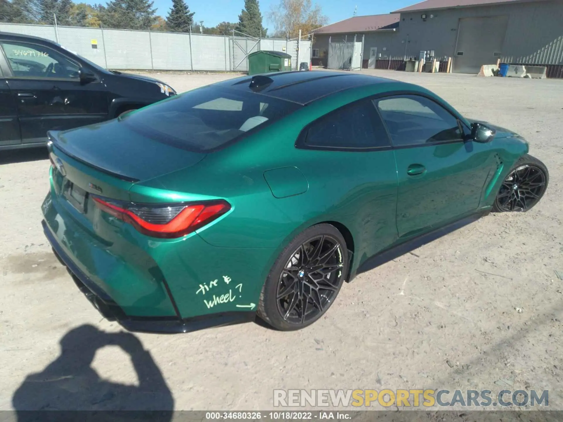 4 Photograph of a damaged car WBS43AZ05NCH81133 BMW M4 2022