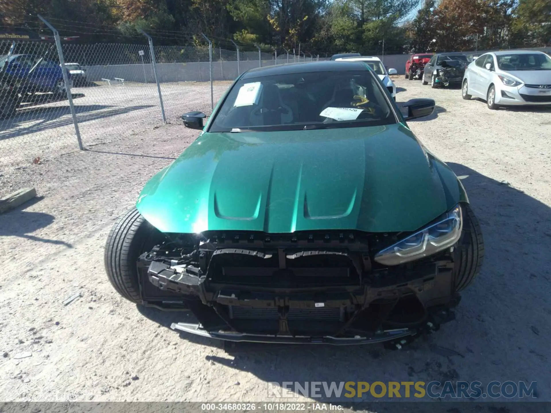 6 Photograph of a damaged car WBS43AZ05NCH81133 BMW M4 2022