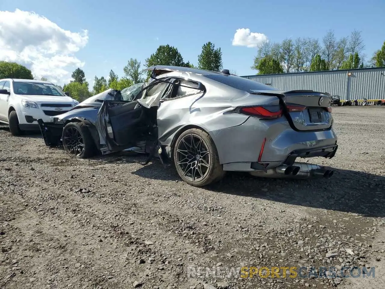 2 Photograph of a damaged car WBS43AZ05NCK39222 BMW M4 2022