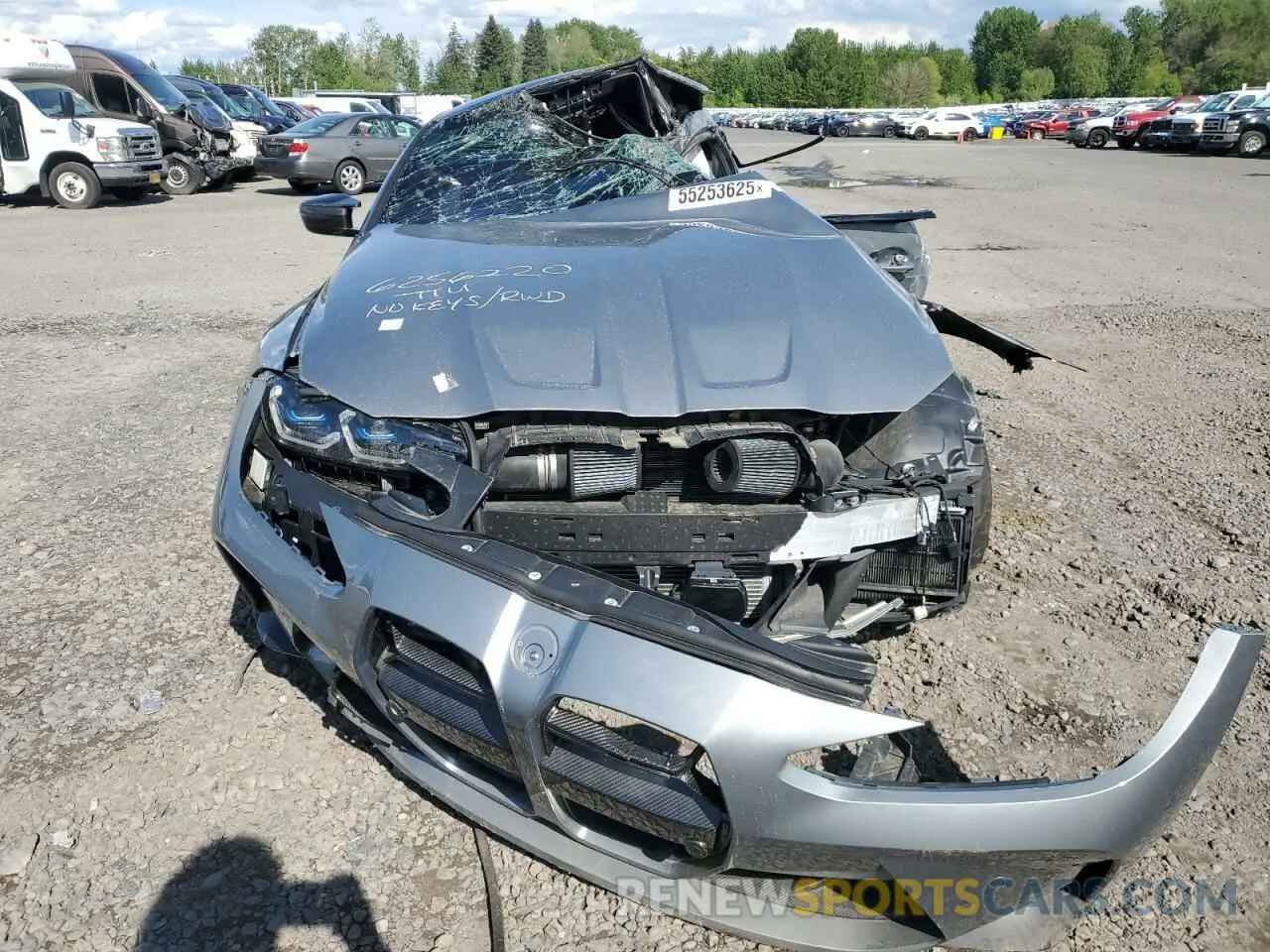 5 Photograph of a damaged car WBS43AZ05NCK39222 BMW M4 2022
