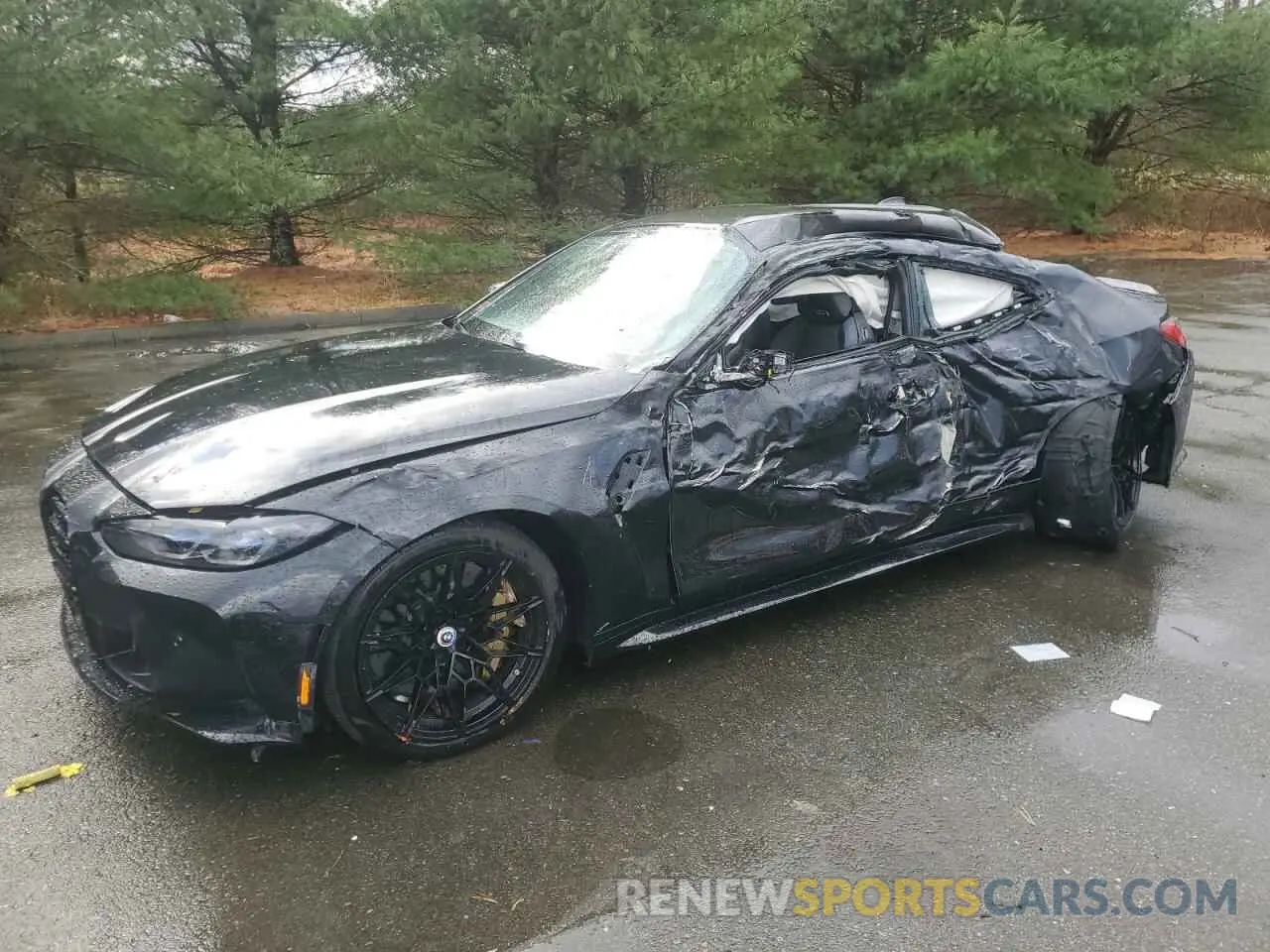 1 Photograph of a damaged car WBS43AZ05NCK81583 BMW M4 2022
