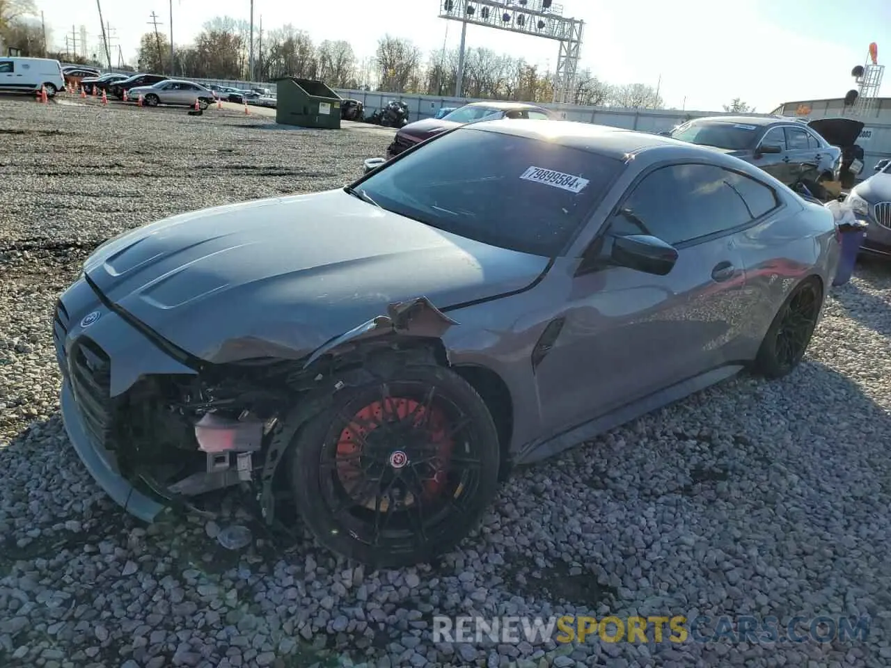 1 Photograph of a damaged car WBS43AZ07NCK91225 BMW M4 2022