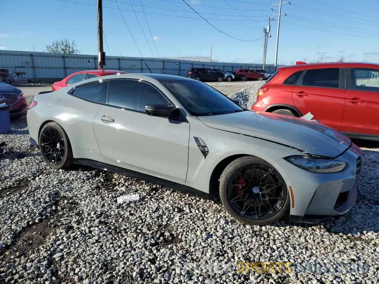 4 Photograph of a damaged car WBS43AZ07NCK91225 BMW M4 2022