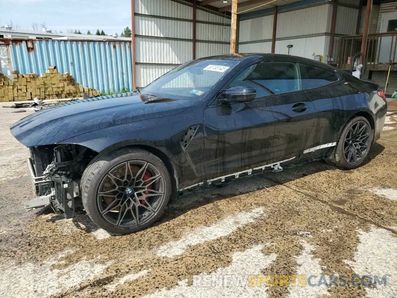 1 Photograph of a damaged car WBS43AZ08NCJ20841 BMW M4 2022