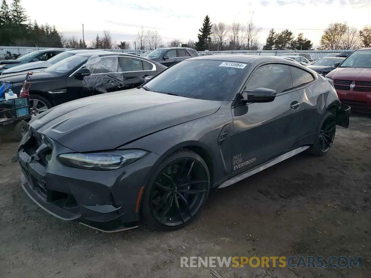 1 Photograph of a damaged car WBS43AZ0XNCH64490 BMW M4 2022