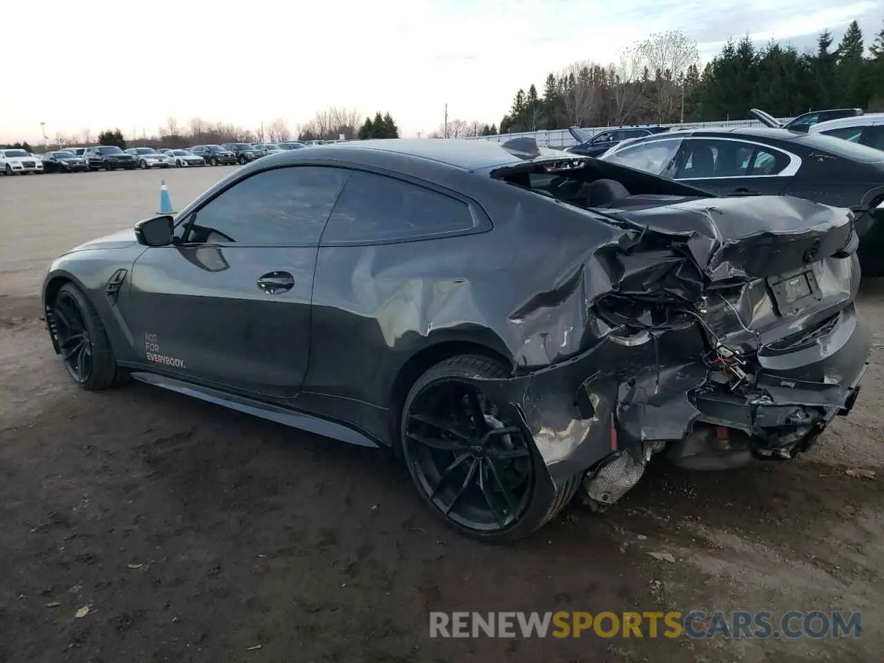 2 Photograph of a damaged car WBS43AZ0XNCH64490 BMW M4 2022