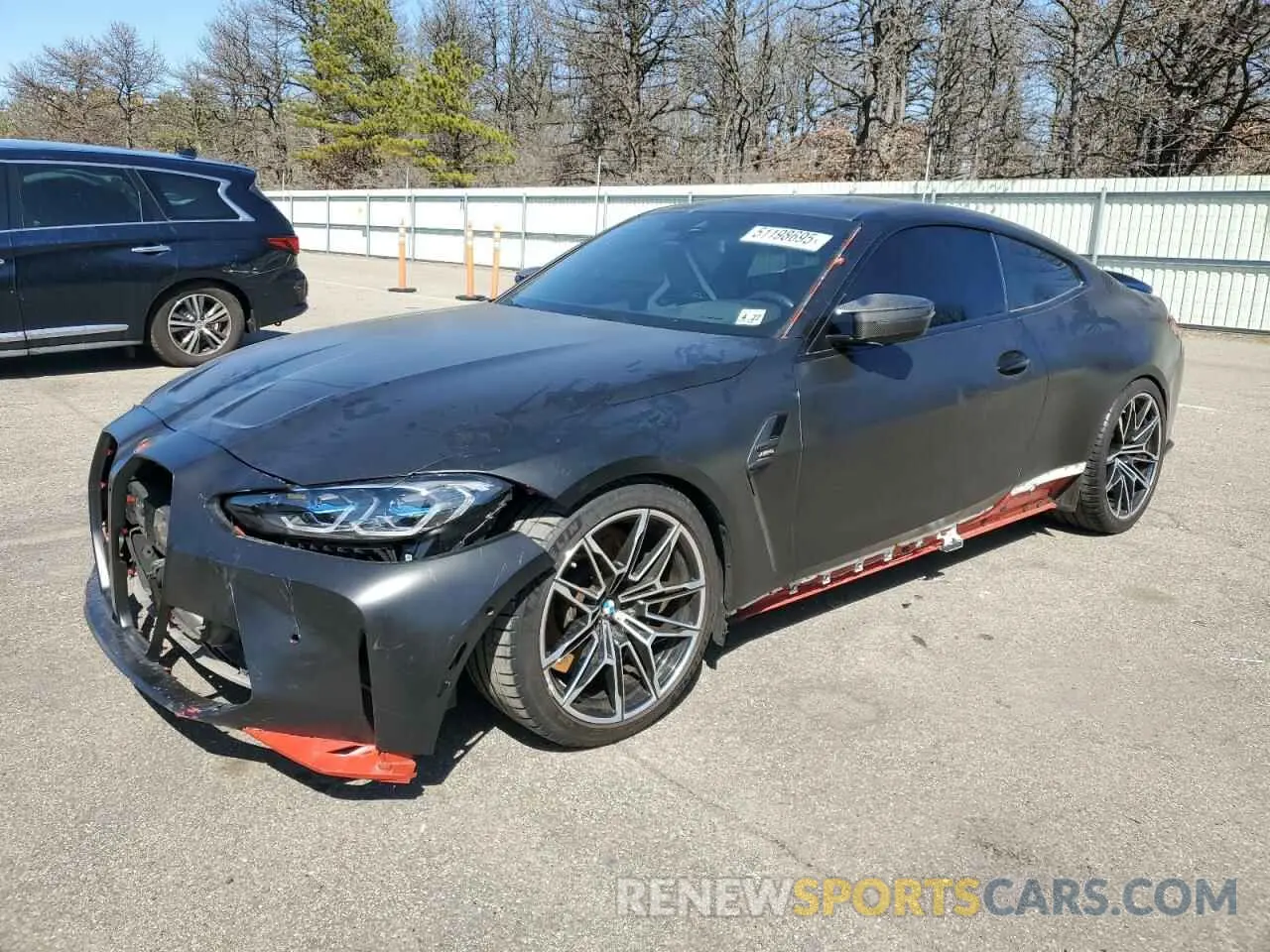 1 Photograph of a damaged car WBS53AZ07NCH47246 BMW M4 2022