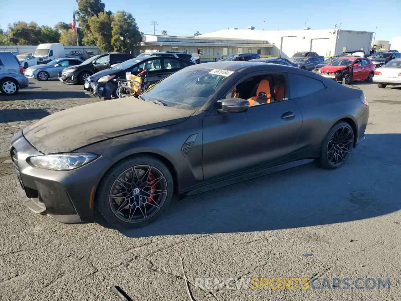 1 Photograph of a damaged car WBS33AZ09PCL12350 BMW M4 2023