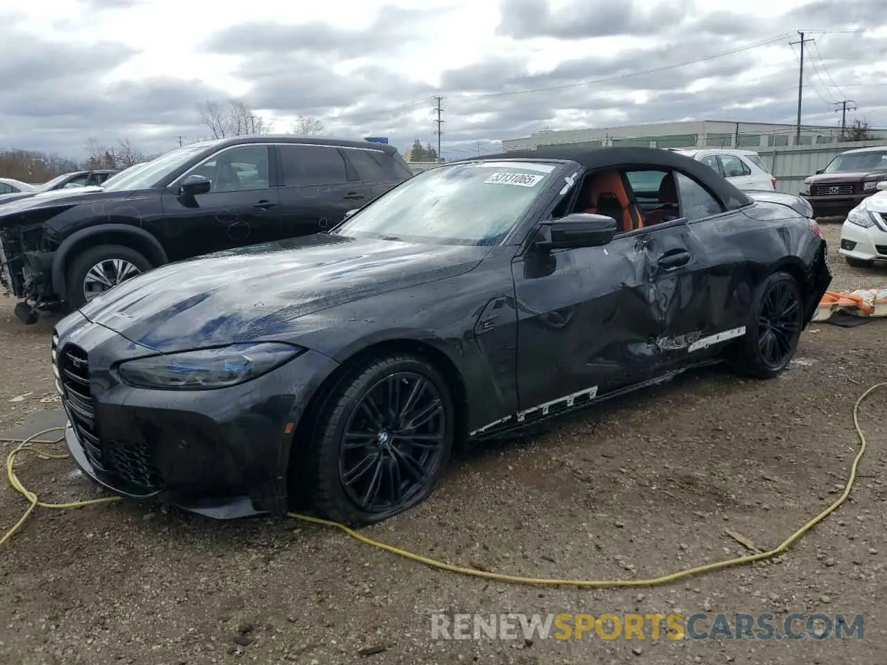 1 Photograph of a damaged car WBS33BA0XPCL38893 BMW M4 2023