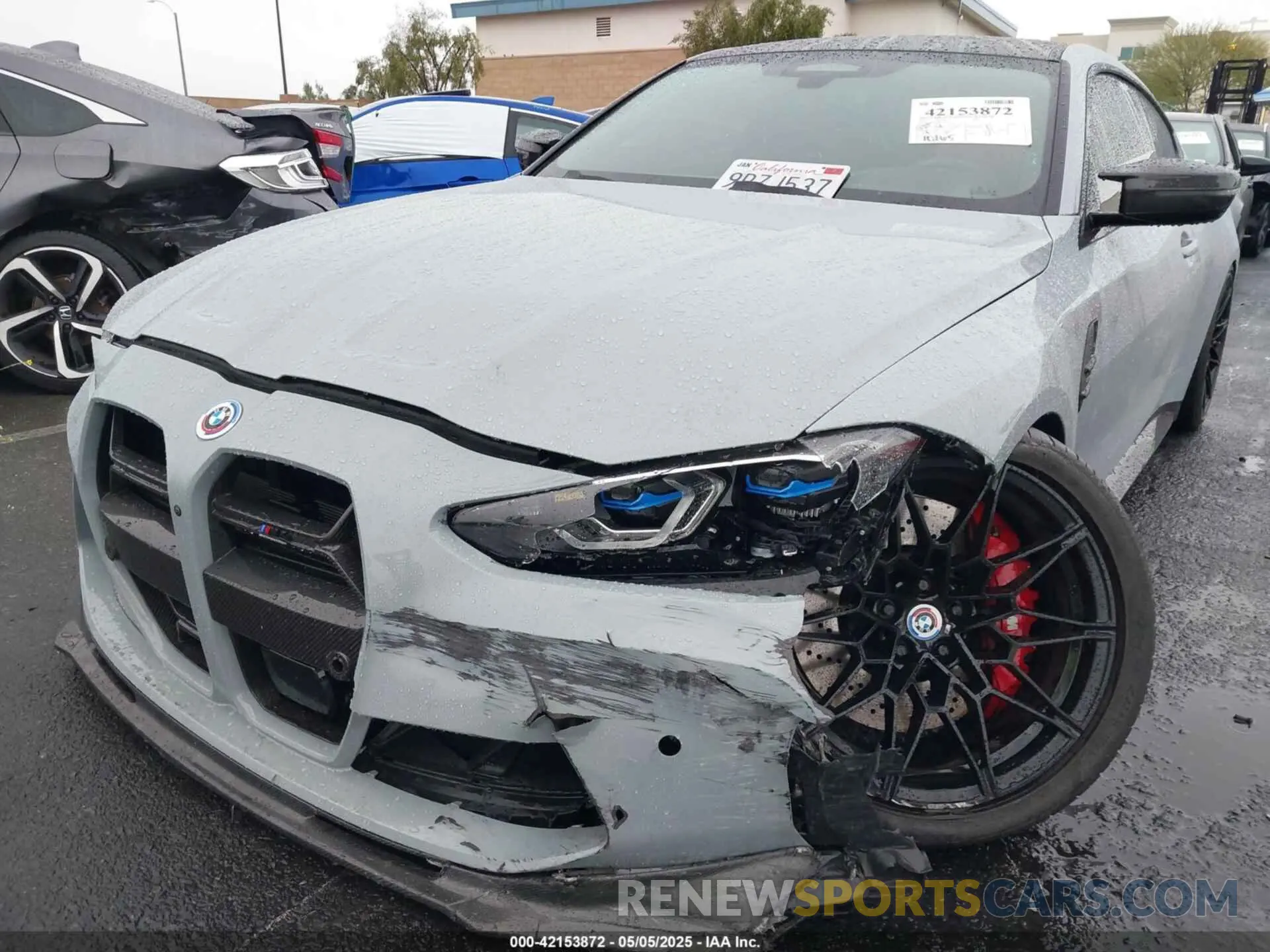 6 Photograph of a damaged car WBS43AZ00PCM16326 BMW M4 2023