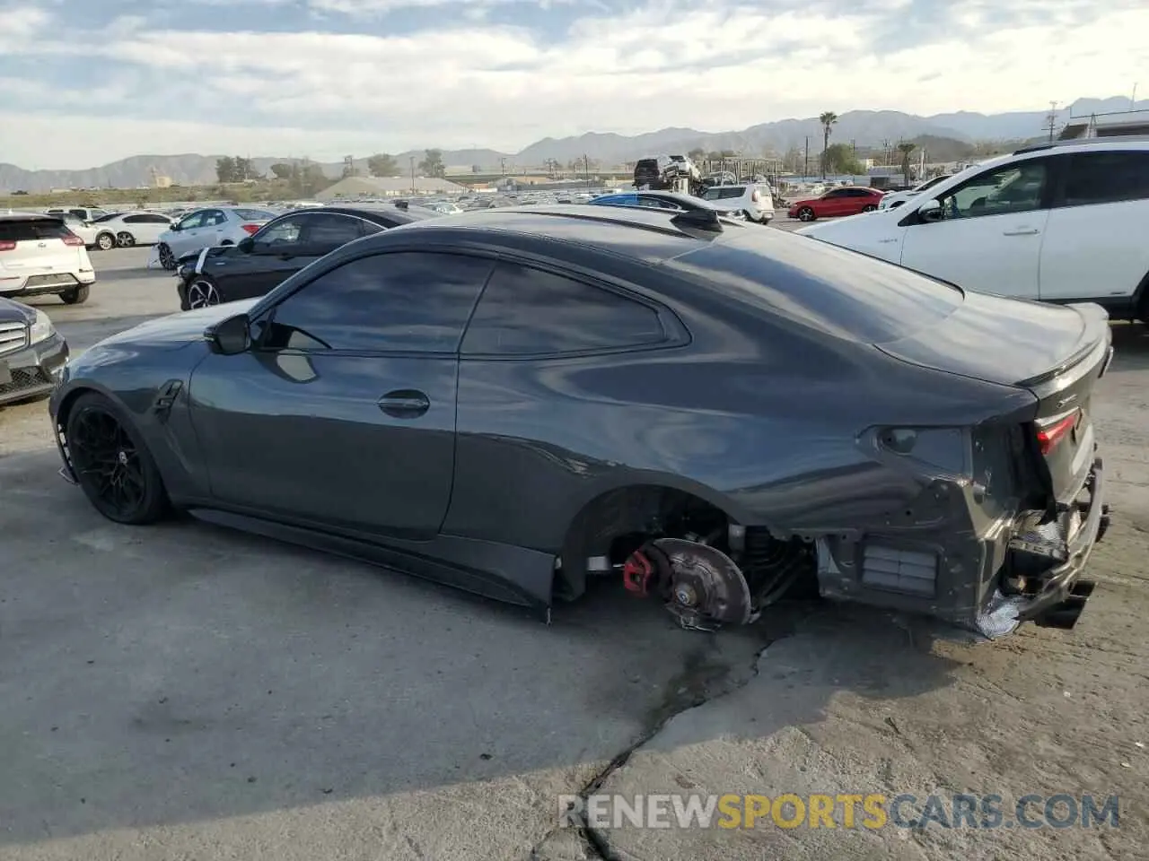 2 Photograph of a damaged car WBS43AZ02PCL21167 BMW M4 2023