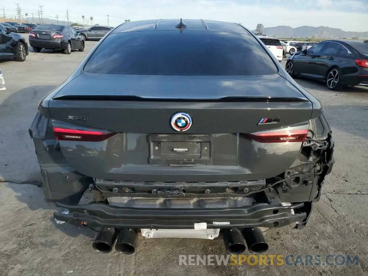 6 Photograph of a damaged car WBS43AZ02PCL21167 BMW M4 2023