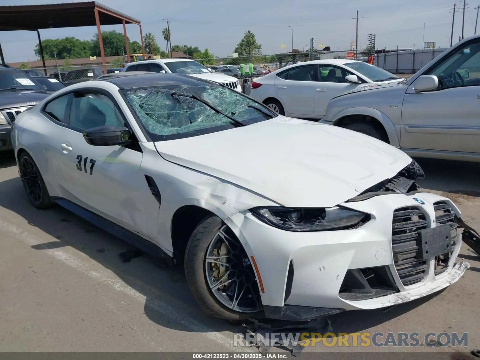 14 Photograph of a damaged car WBS43AZ03PCM82921 BMW M4 2023