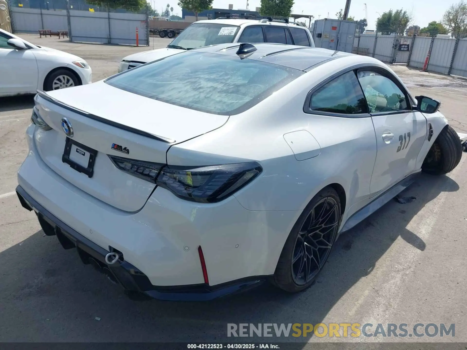 4 Photograph of a damaged car WBS43AZ03PCM82921 BMW M4 2023