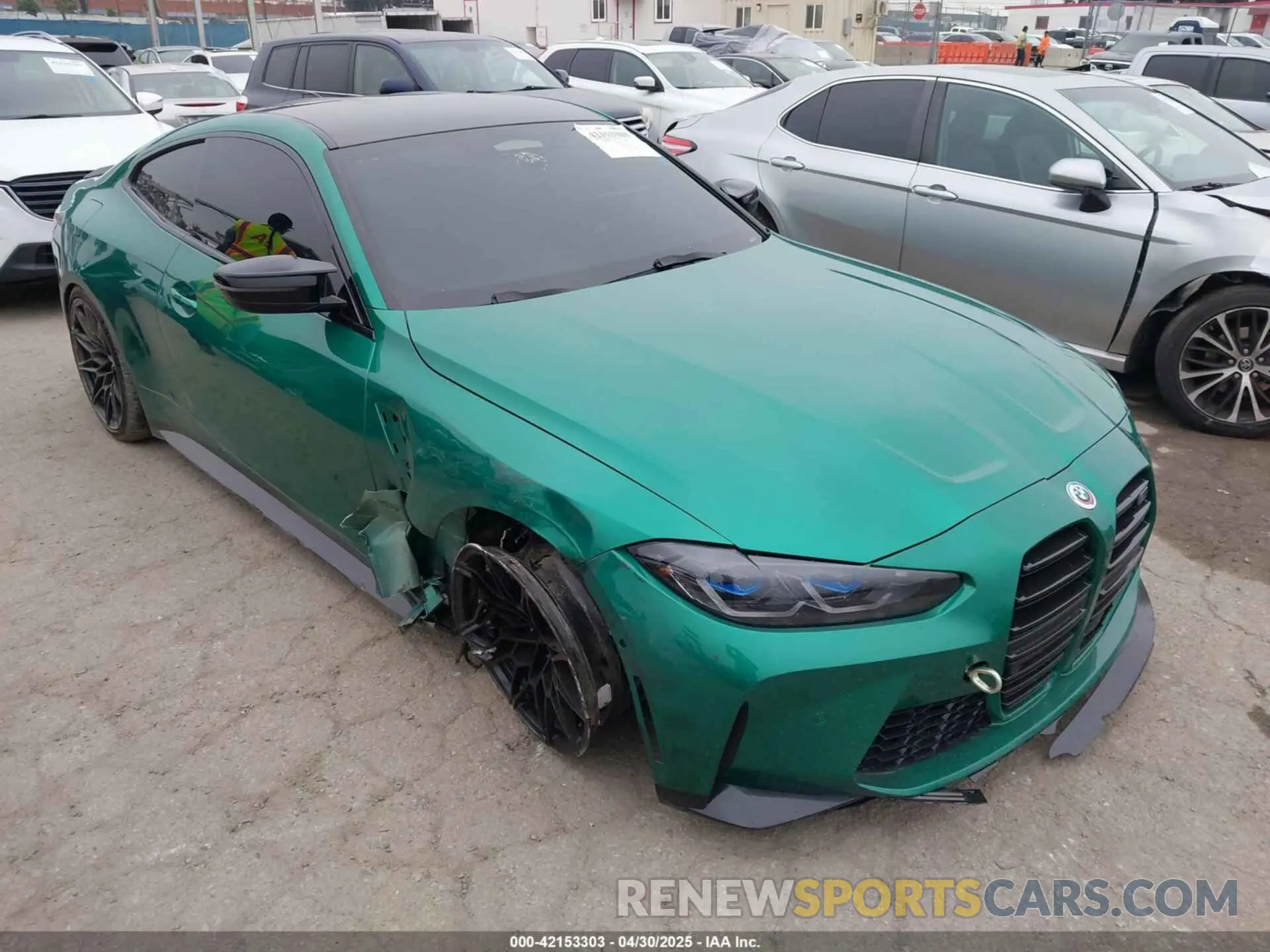 1 Photograph of a damaged car WBS43AZ05PCL26010 BMW M4 2023
